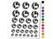 Reindeer in Birch Forest with Trees Temporary Tattoo Water Resistant Fake Body Art Set Collection